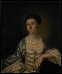 Porträtt av Marcy Olney, ca 1771